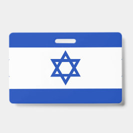 Tarjeta De Identificación Bandera de Israel