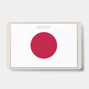 Tarjeta De Identificación Bandera de Japón: Hinomaru, Nisshōki, Sol Naciente