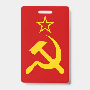 Tarjeta De Identificación Bandera de la URSS - Bandera de la Unión Soviética