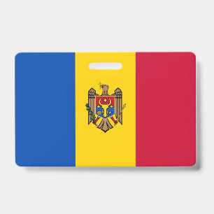 Tarjeta De Identificación Bandera de Moldavia