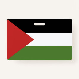 Tarjeta De Identificación Bandera de Palestina
