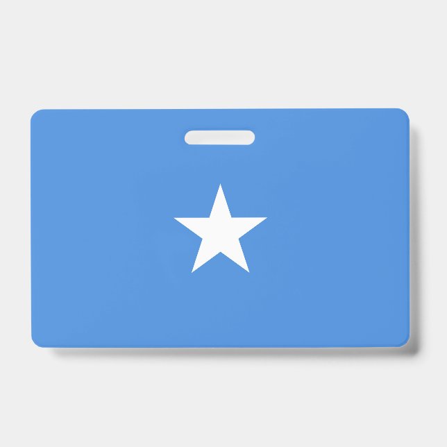 Tarjeta De Identificación Bandera de Somalia (Parte frontal)