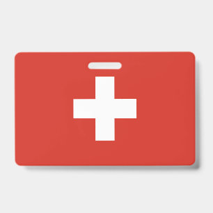 Tarjeta De Identificación bandera de Suiza