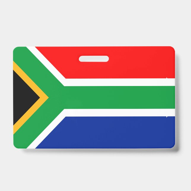 Tarjeta De Identificación Bandera de Suráfrica (Front)