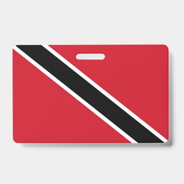 Tarjeta De Identificación Bandera de Trinidad y Tobago (Parte frontal)