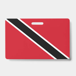 Tarjeta De Identificación Bandera de Trinidad y Tobago