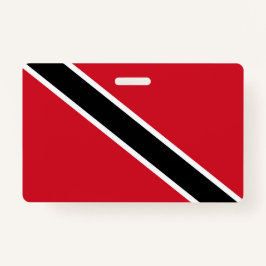 Tarjeta De Identificación Bandera de Trinidad y Tobago