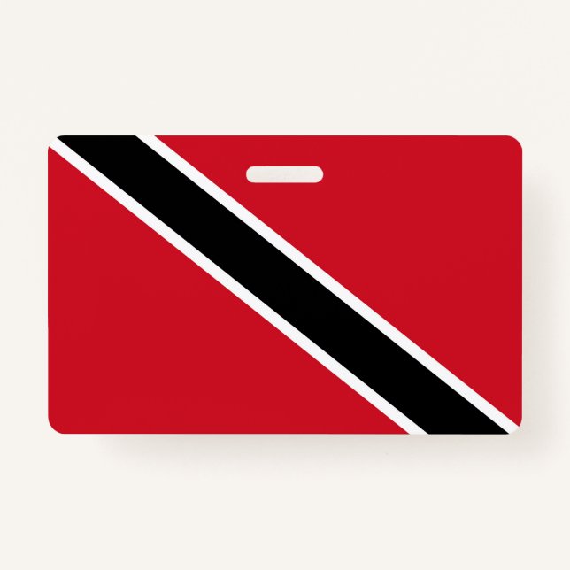 Tarjeta De Identificación Bandera de Trinidad y Tobago (Anverso)