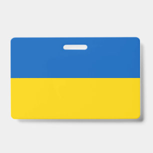 Tarjeta De Identificación Bandera de Ucrania