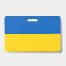 Tarjeta De Identificación Bandera de Ucrania
