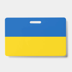 Tarjeta De Identificación Bandera de Ucrania