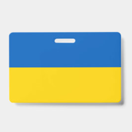 Tarjeta De Identificación Bandera de Ucrania (Ucrania)