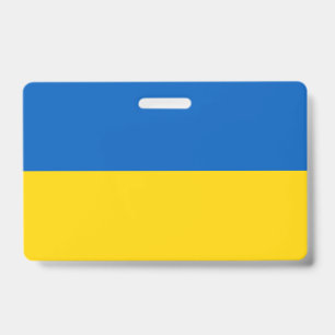 Tarjeta De Identificación Bandera de Ucrania (Ucrania)