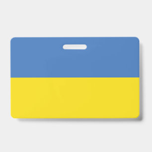 Tarjeta De Identificación Bandera de Ucrania, ucraniano Slava Ukraini Слава 