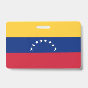Tarjeta De Identificación Bandera de Venezuela