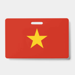 Tarjeta De Identificación bandera de Vietnam