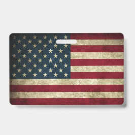 Tarjeta De Identificación Bandera estadounidense