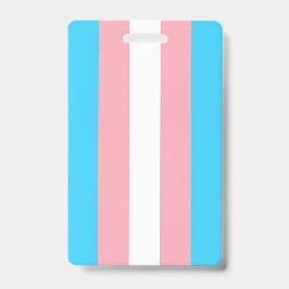 Tarjeta De Identificación Bandera Transgénero Personalizada