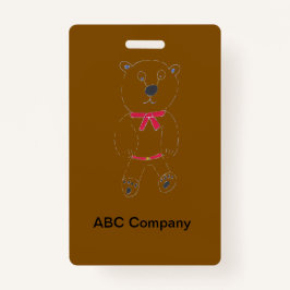 Tarjeta De Identificación Barry I Badge