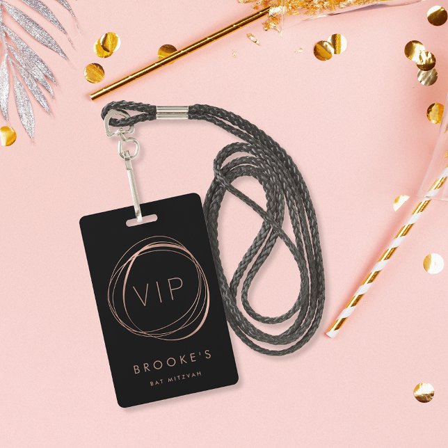 Tarjeta De Identificación Bat Mitzvah VIP Pass (Subido por el creador)