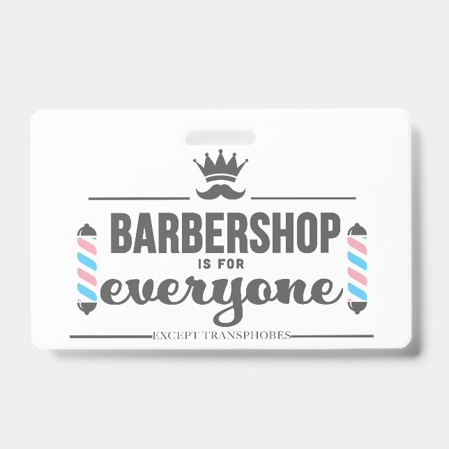 Tarjeta De Identificación BBS es para todos - insignia (Parte frontal)