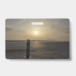 Tarjeta De Identificación Beach at the North Sea