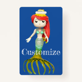 Tarjeta De Identificación Besada bruja de sirena, Thunder_Cove