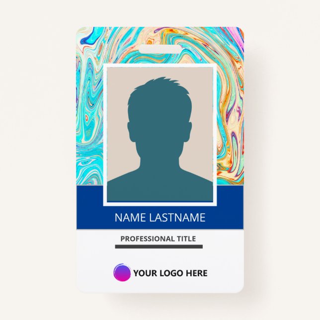 Tarjeta De Identificación Best Card Presentation ID Card for work (Anverso)