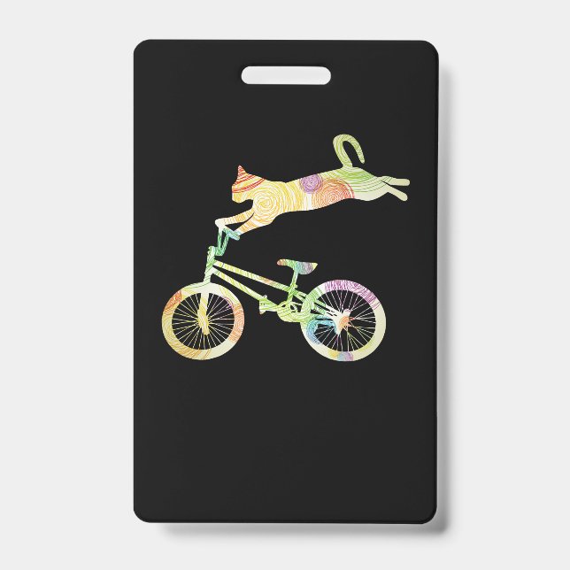 Tarjeta De Identificación Bicicleta para bicicletas de gato - Tu colección d (Anverso)