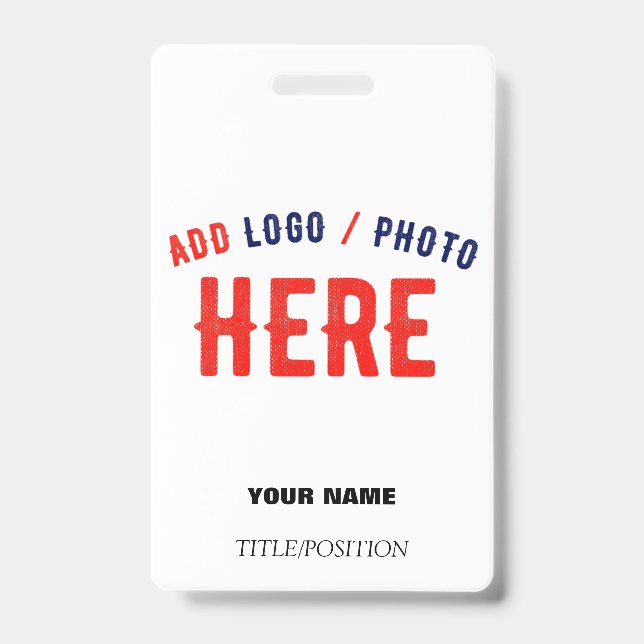 TARJETA DE IDENTIFICACIÓN BLANCA MODERNA CON ESTILO PERSONALIZABLE VERIFICAD (Parte frontal)