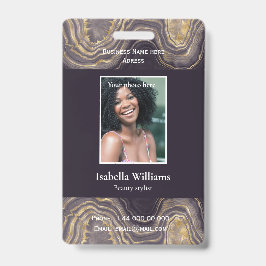 Tarjeta De Identificación Blue Medical Facility o Business Member Badge