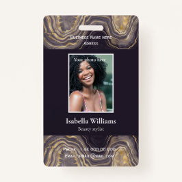 Tarjeta De Identificación Blue Medical Facility o Business Member Badge