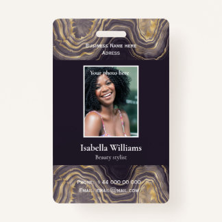 Tarjeta De Identificación Blue Medical Facility o Business Member Badge