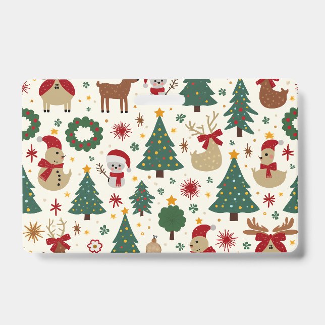 Tarjeta De Identificación Bolsas de navidades (Parte frontal)