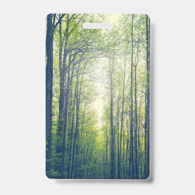 Tarjeta De Identificación Bosque místico (Parte frontal)