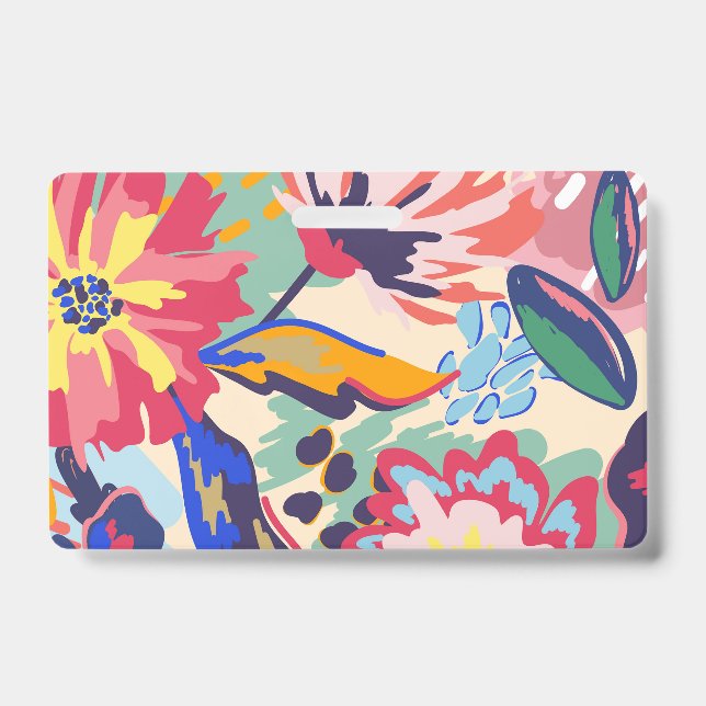 Tarjeta De Identificación Bosques y rosas (Anverso)