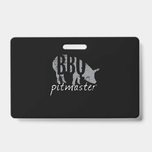 Tarjeta De Identificación BQ BBQ Pitmaster Pig Grill Fars