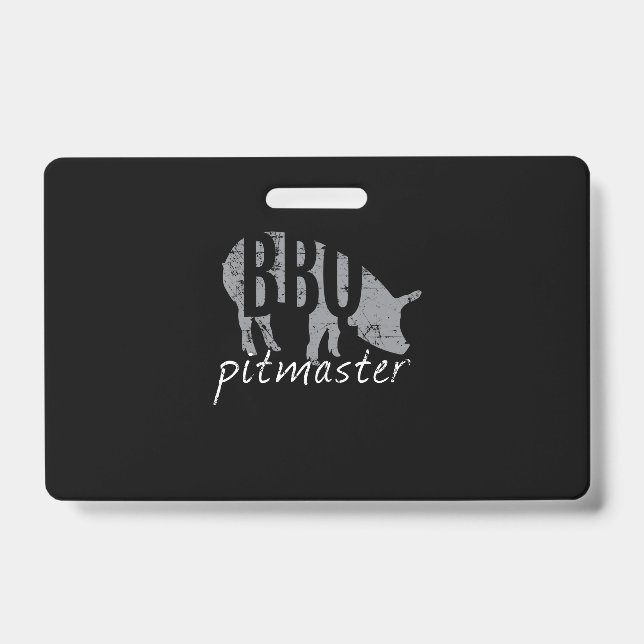 Tarjeta De Identificación BQ| BBQ Pitmaster Pig Grill Fars (Parte frontal)