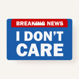 Tarjeta De Identificación Breaking News