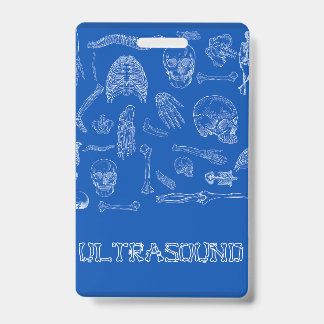 Tarjeta De Identificación Buda de la insignia médica vertical