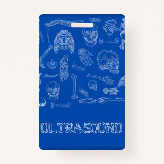 Tarjeta De Identificación Buda de la insignia médica vertical