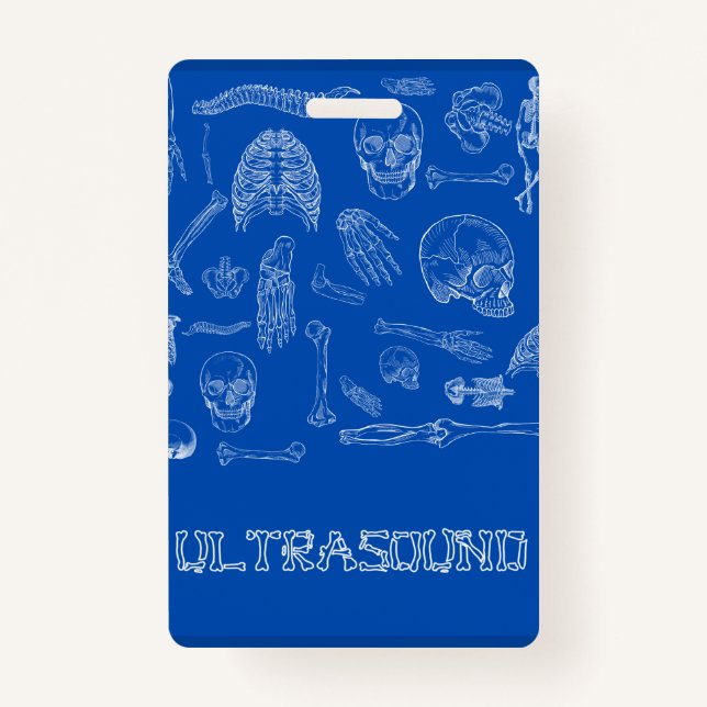 Tarjeta De Identificación Buda de la insignia médica vertical (Anverso)