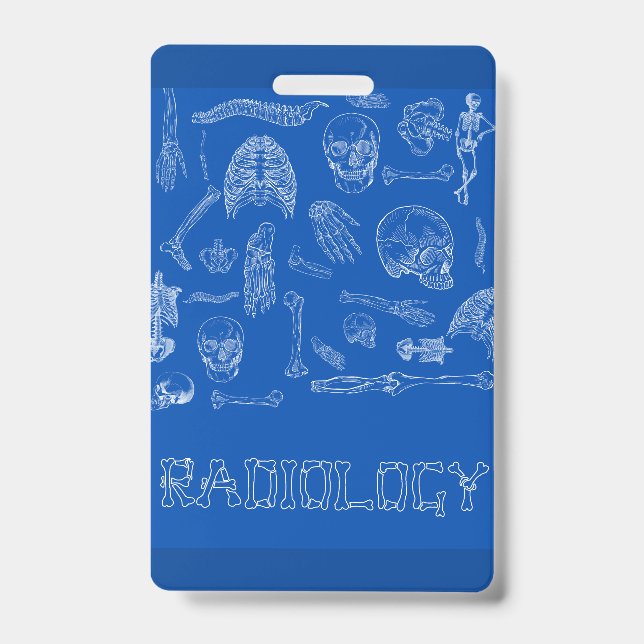 Tarjeta De Identificación Buda de la insignia médica vertical (Parte frontal)