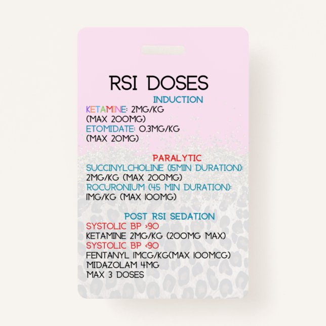 Tarjeta De Identificación Buda de la placa de dosis RSI (Anverso)