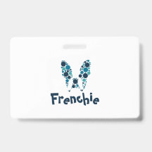 Bulldog francés con círculos coloridos