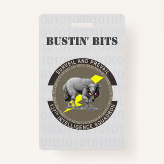 Tarjeta de identificación Bustin Bits