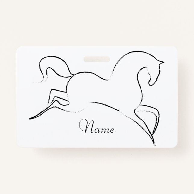 Tarjeta De Identificación Caballo salvaje Thunder_Cove (Anverso)