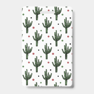 Tarjeta De Identificación Cactus