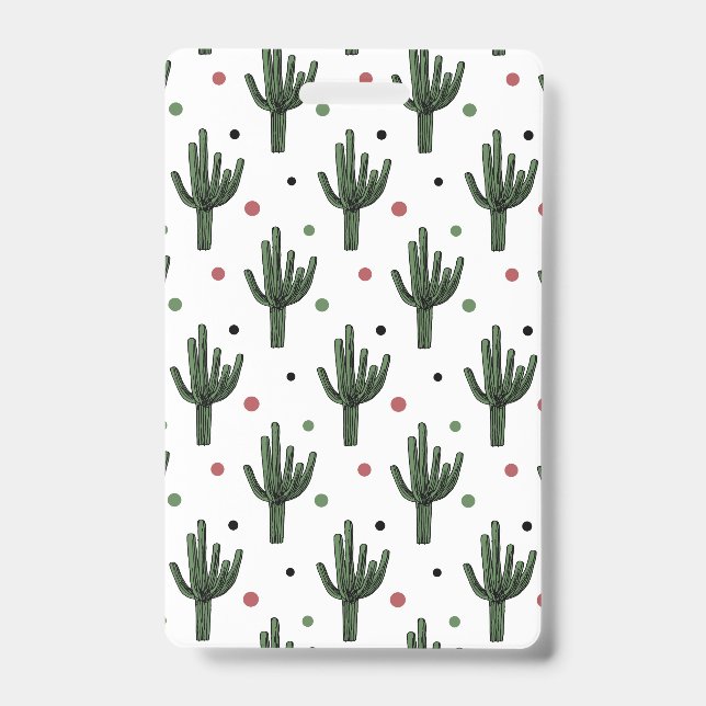 Tarjeta De Identificación Cactus (Parte frontal)