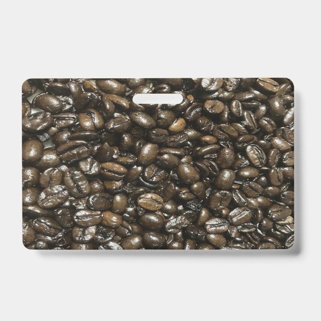 Tarjeta De Identificación Café frijol (Parte frontal)